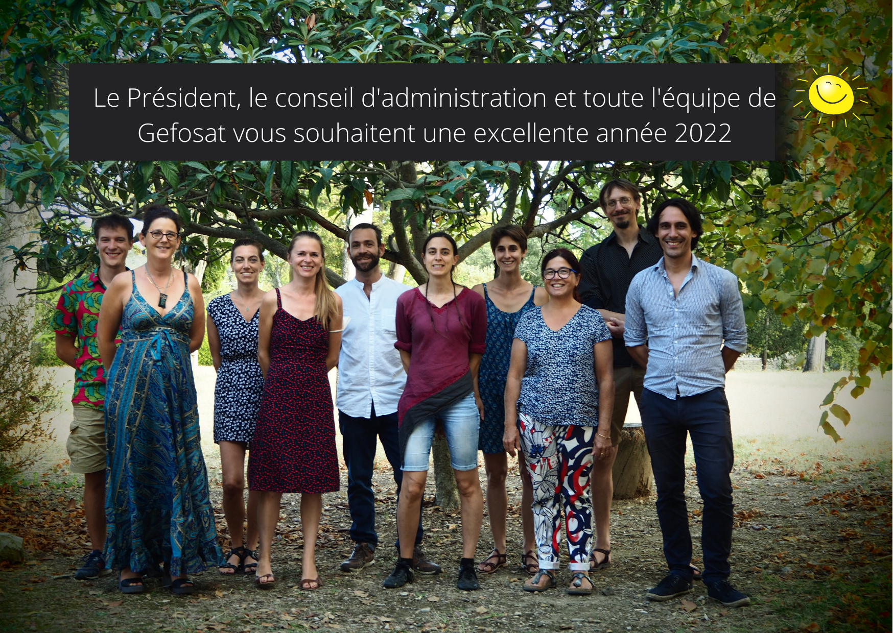 Toute l’équipe de Gefosat vous souhaite une excellente année 2022 !
