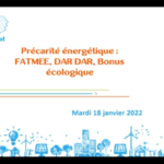 Webinaire sur la précarité énergétique