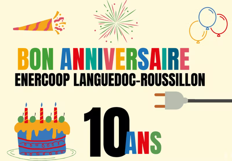Enercoop Languedoc Roussillon fête ses 10 ans en avril !