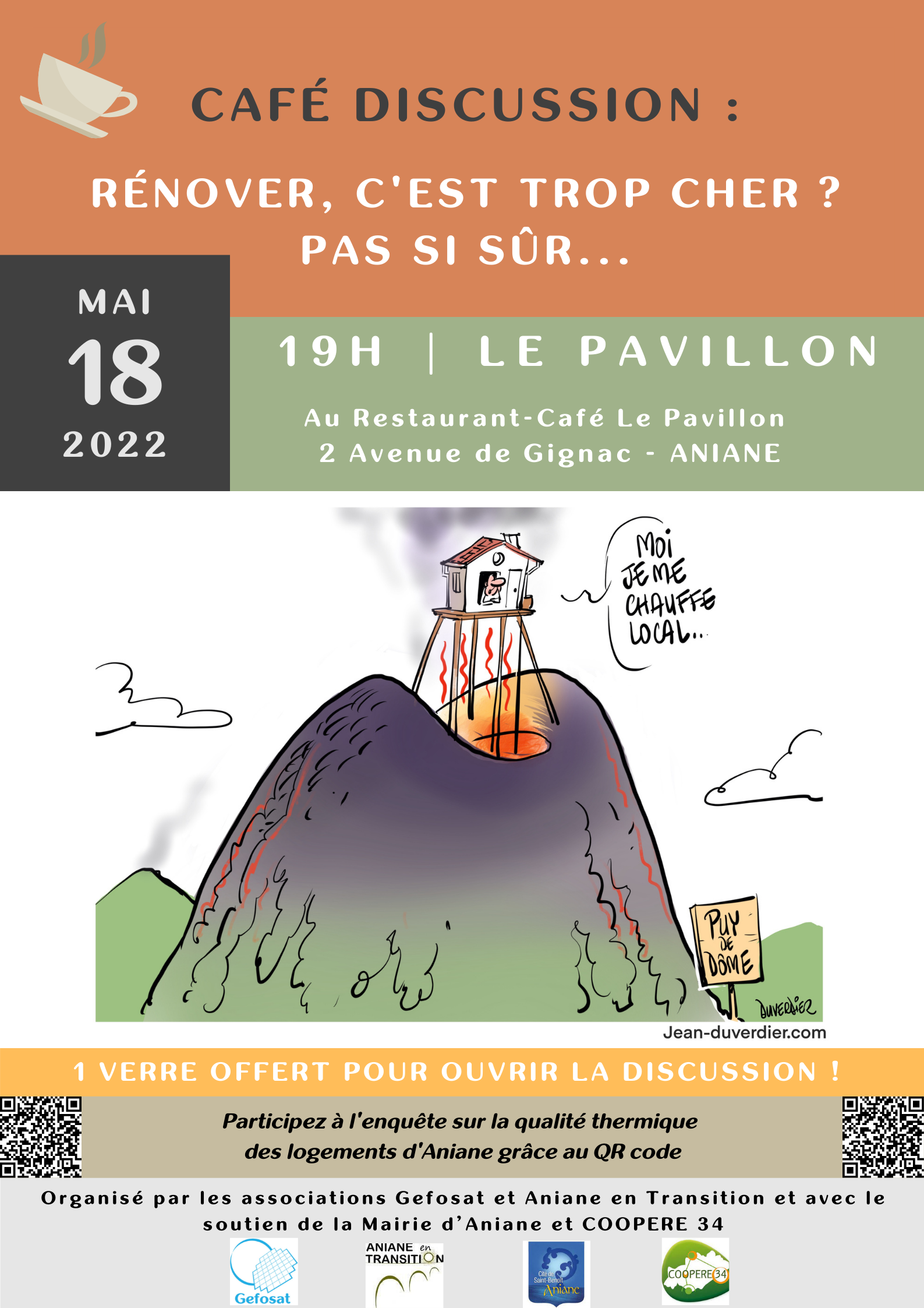 Café discussion à Aniane : rénover, c’est trop cher ? Pas si sûr…