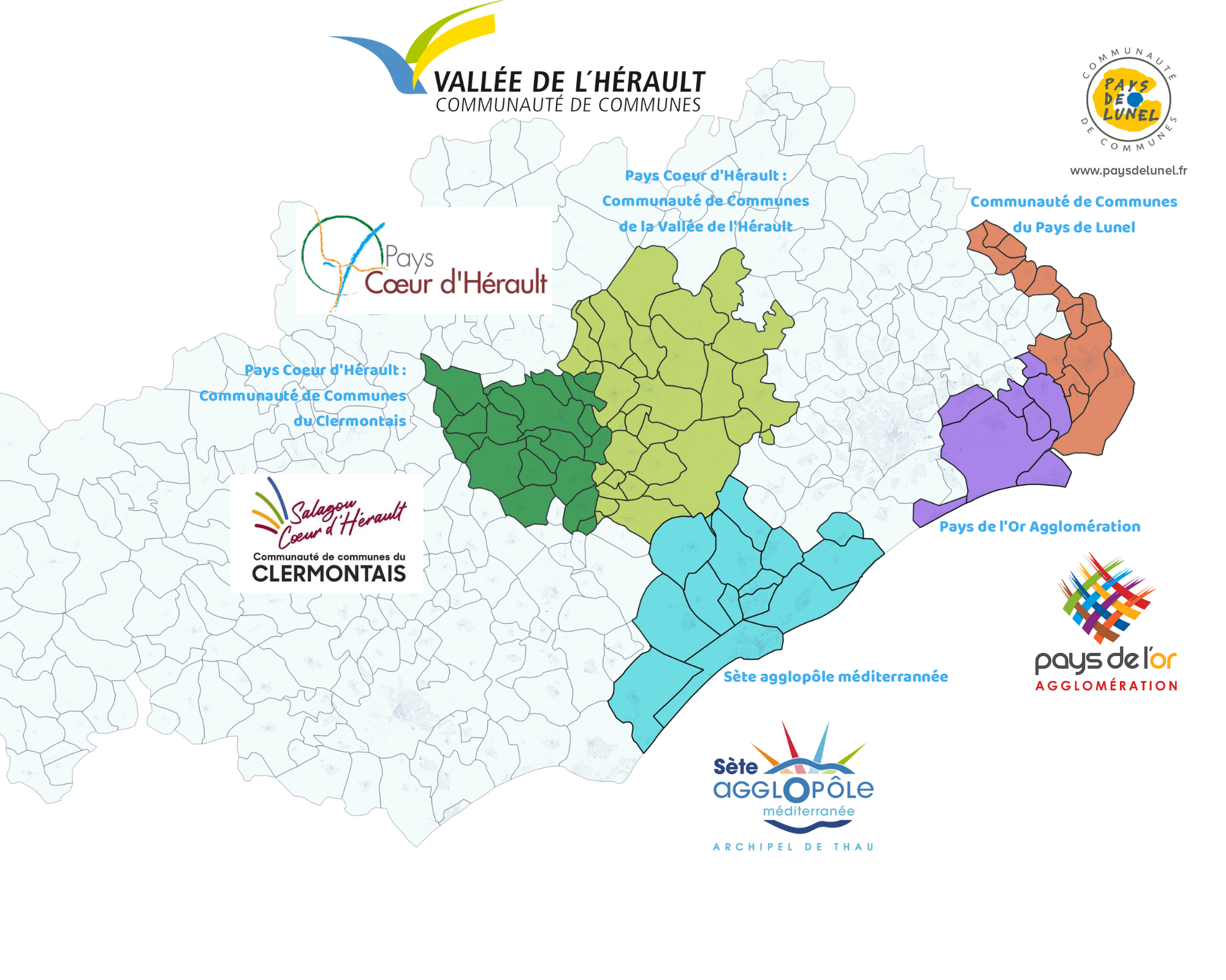 territoire d'action de l'association Gefosat