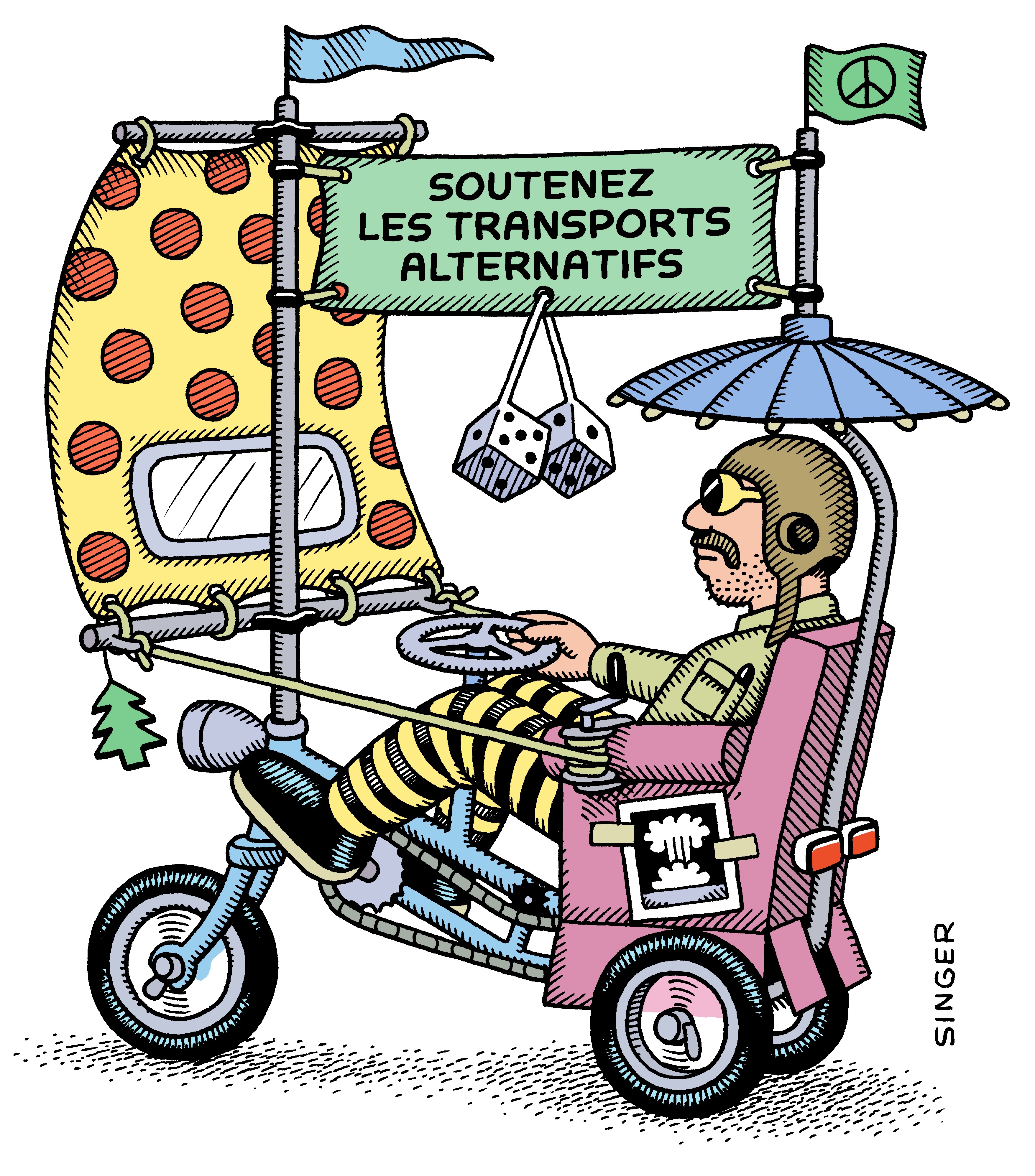Exposition d&rsquo;Andy Singer et ateliers